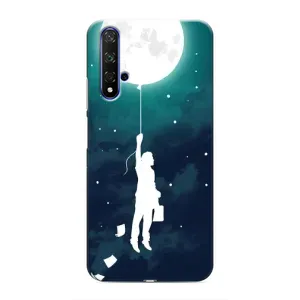 Чохол (ТПУ) з планетами на Huawei Honor 20 (To The moon)