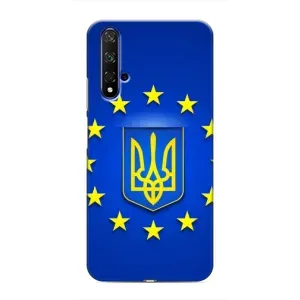 Чехол с Украинской символикой на Хуавей Хонор 20 (Украина это Европа)