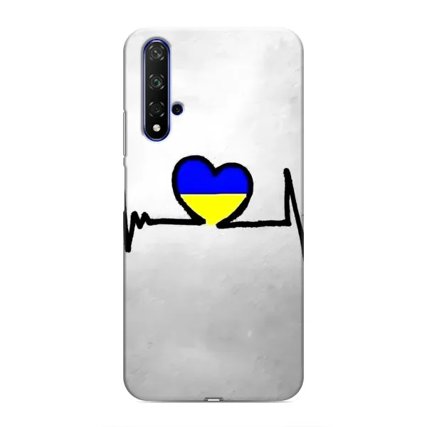 Чехол с рисунком «Украинская кардиограмма» для Huawei Honor 20