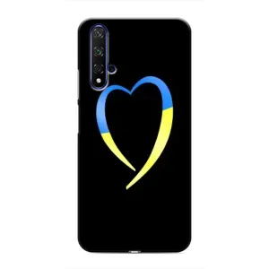 Силиконовый Чехол на Huawei Honor 20 (Я-Украина) (Украинское сердце)