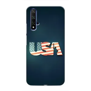 Чехол Флаг USA для Huawei Honor 20 (USA)