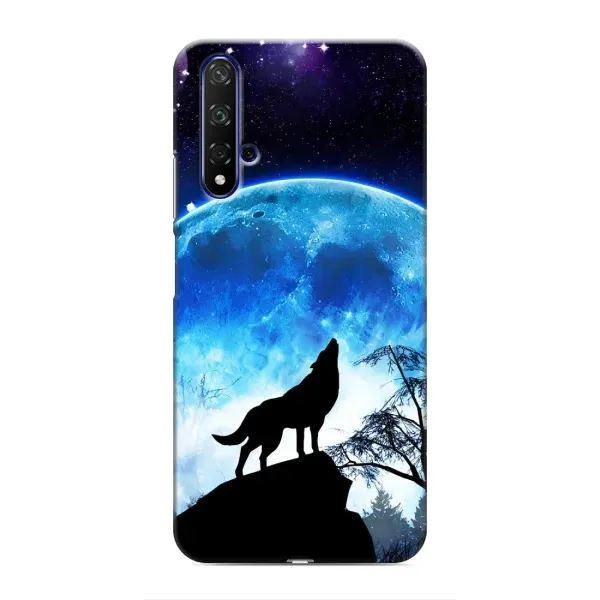 Чехол с рисунком «Воет на луну» для Huawei Honor 20 Чехол с рисунком «Воет на луну» для Huawei Honor 20