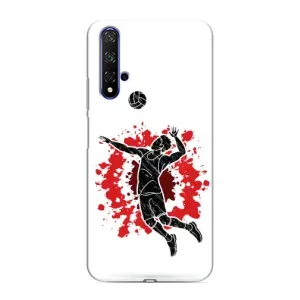 Чехлы с принтом Спортивная тематика для Huawei Honor 20 (Волейболист)