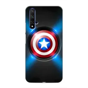 Чохол с Щітом Капітана Америки на Huawei Honor 20 (Яскраий Щит Капітана)
