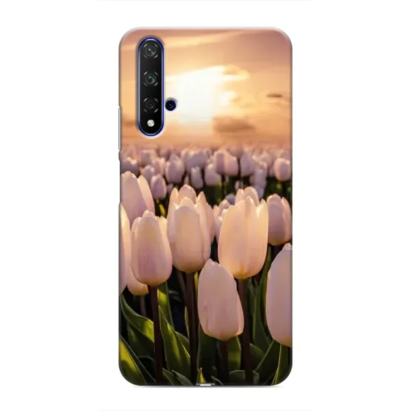 Чехол с рисунком «Закат с цветами» для Huawei Honor 20 Чехол с рисунком «Закат с цветами» для Huawei Honor 20