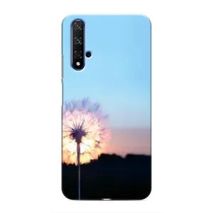 Силіконовий Чохол з кульбабками на Huawei Honor 20 (Захід з кульбабкою)