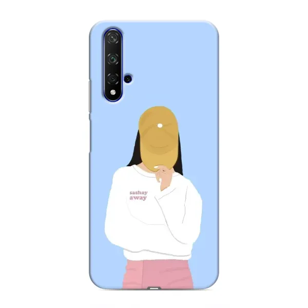 Чехол с рисунком «Желтая кепка» для Huawei Honor 20