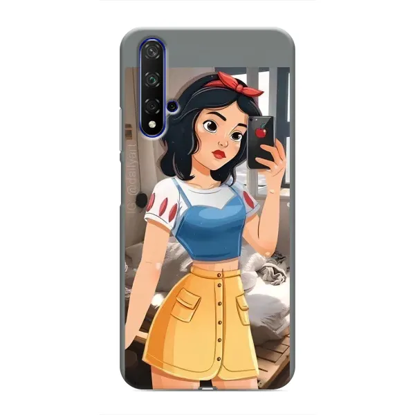 Чехол с рисунком «Белоснежка с телефоном» для Huawei Honor 20