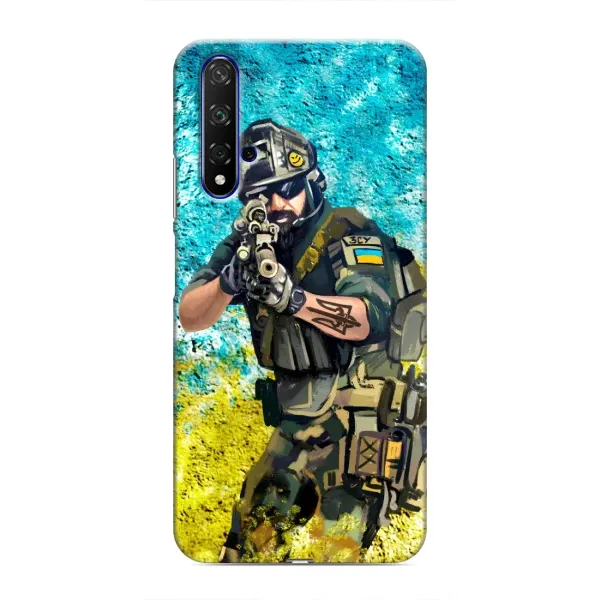 Чехол с рисунком «ЗСУ Воин» для Huawei Honor 20 Чехол с рисунком «ЗСУ Воин» для Huawei Honor 20