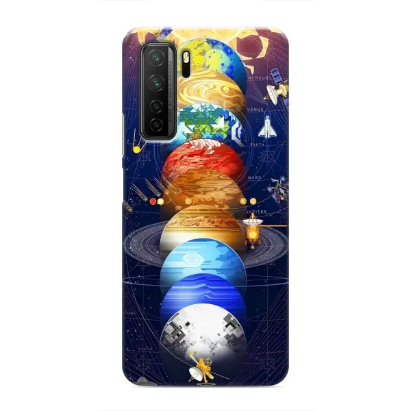 Чехол с рисунком «Арт планети» для Honor 30s Чехол с рисунком «Арт планети» для Honor 30s