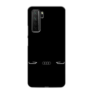Силіконовий бампер з картинкою машини на Honor 30s (Сілует Audi)