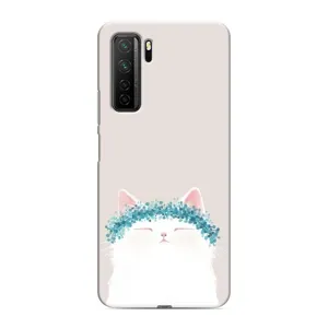 Чохол на тематику: Коти для Honor 30s (Білий котик)