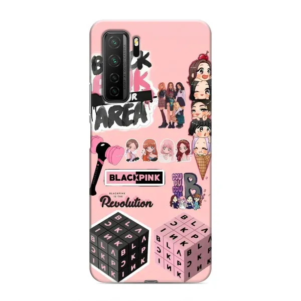 Чехол с рисунком «BLACK PINK коллаж» для Honor 30s Чехол с рисунком «BLACK PINK коллаж» для Honor 30s