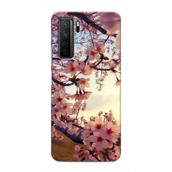 Чехол с рисунком «Цветущая сакура» для Honor 30s