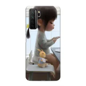 Чохол з малюнком «ДІвчина з іграшкою» для Honor 30s