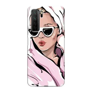 Чехол с картинкой Модные Девчонки Honor 30s (Девушка в халате)
