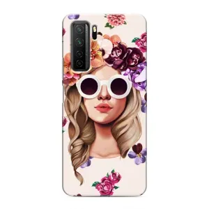 Чехол с картинкой Модные Девчонки Honor 30s (Девушка в очках)