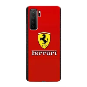 Силіконовий бампер з картинкою машини на Honor 30s (Ferrari Logo)