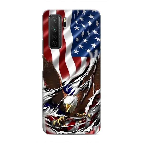 Чехол с рисунком «Флаг USA» для Honor 30s Чехол с рисунком «Флаг USA» для Honor 30s