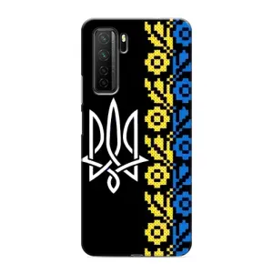 Силіконовый Чохол на Honor 30s (Герб и вишиванка)