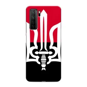 Чохли УПА (Червоно-Чорний) на Honor 30s (Герб України)