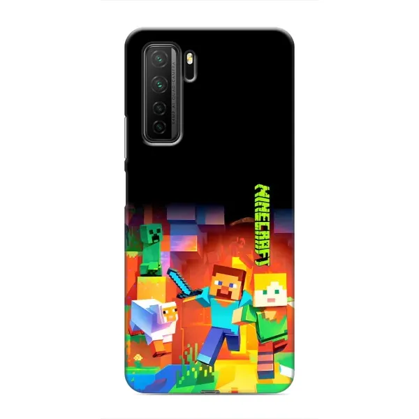 Чехол с рисунком «Герой Майнкрафт» для Honor 30s Чехол с рисунком «Герой Майнкрафт» для Honor 30s