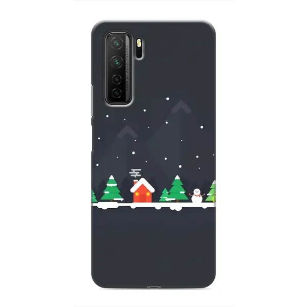 Чехол с рисунком «Город зимний» для Honor 30s Чехол с рисунком «Город зимний» для Honor 30s