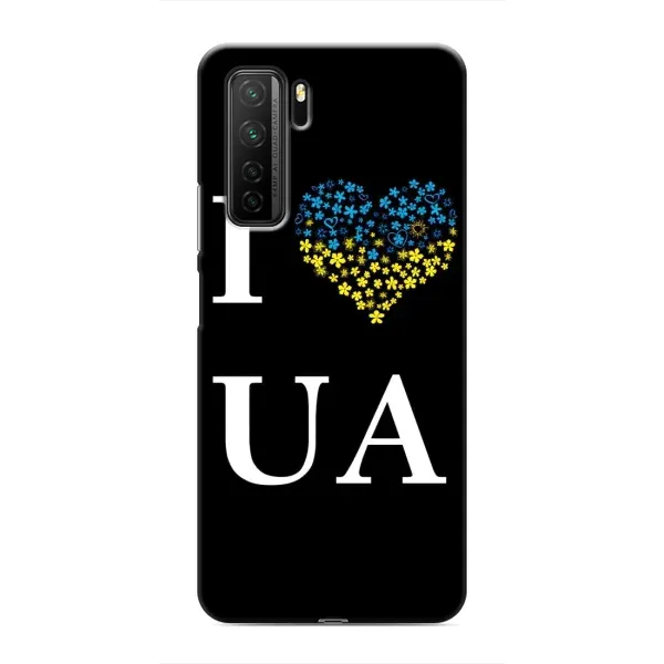 Чехол с рисунком «I Love UA» для Honor 30s Чехол с рисунком «I Love UA» для Honor 30s