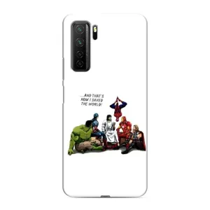 Чехлы для Honor 30s (Для Христиан) (Иисус супергерой)