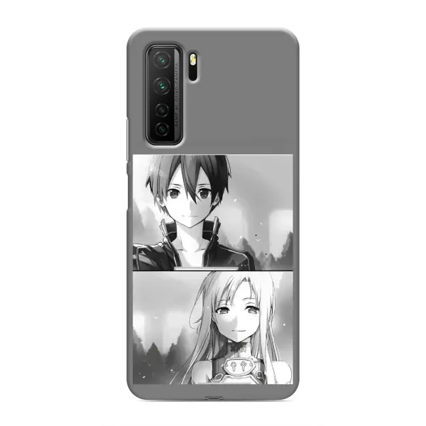 Чехол с рисунком «Кирито-Асуна» для Honor 30s Чехол с рисунком «Кирито-Асуна» для Honor 30s