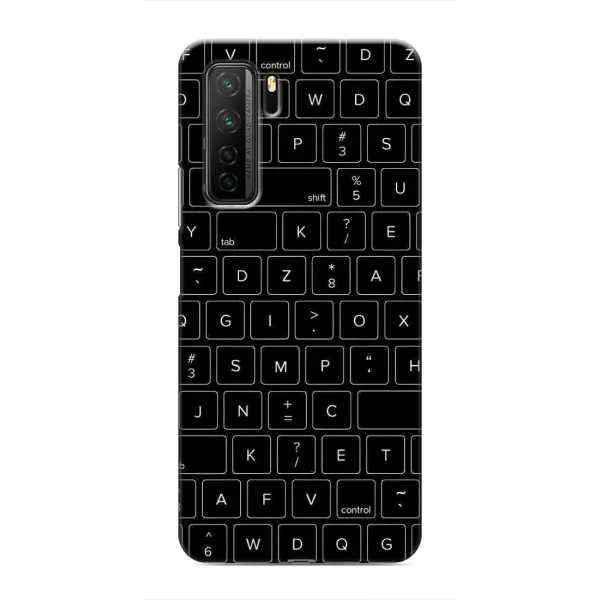 Чехол с рисунком «Клавиатура» для Honor 30s