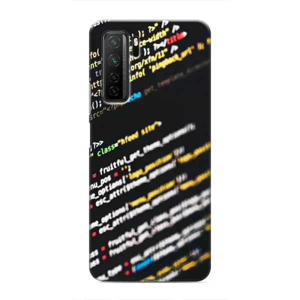 Чехол с рисунком «Код» для Honor 30s