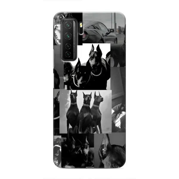 Чехол с рисунком «Коллаж Доберман» для Honor 30s Чехол с рисунком «Коллаж Доберман» для Honor 30s