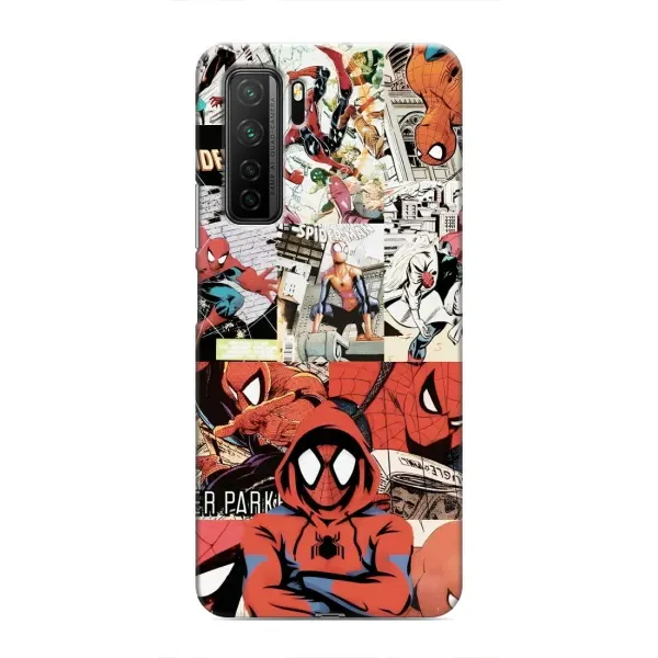 Чехол с рисунком «Комикс Паука» для Honor 30s Чехол с рисунком «Комикс Паука» для Honor 30s