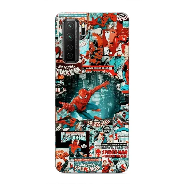 Чехол с рисунком «Комиксы Человек Паук» для Honor 30s Чехол с рисунком «Комиксы Человек Паук» для Honor 30s