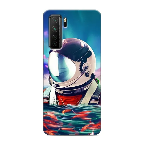 Чохол з малюнком «Космонавт у воді» для Honor 30s Чохол з малюнком «Космонавт у воді» для Honor 30s