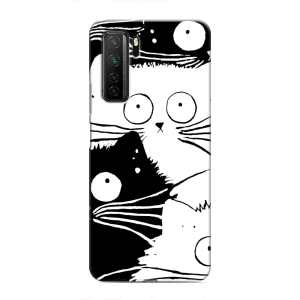 Чехол с рисунком «КОТИКИ» для Honor 30s