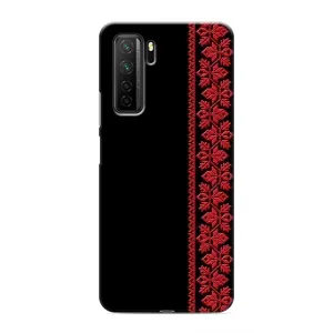 Силіконовый Чохол на Honor 30s (Червона вишиванка)