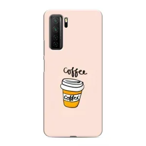 Чехол с изображением вкусной еды для Honor 30s (Кружка кофе)
