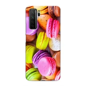 Чехол с изображением вкусной еды для Honor 30s (Макаруны)