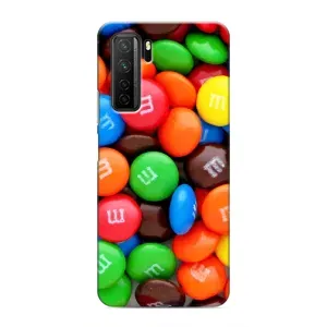 Чехол с изображением вкусной еды для Honor 30s (Разноцветные M&M'S)