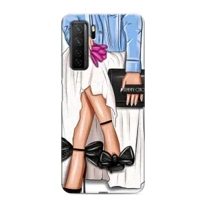 Силиконовый Чехол на Honor 30s с картинкой Стильных Девушек (Мода)