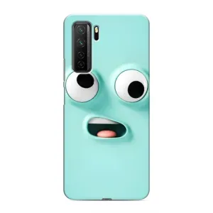 Силиконовые Чехлы (смешные стикеры) для Honor 30s (Забавное мятное лицо)
