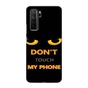 Чехол с Прикольным принтом на Honor 30s (Не трогай мой телефон)