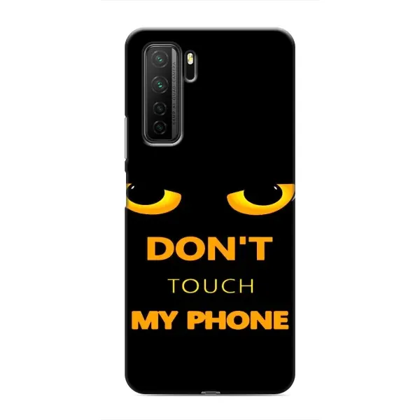 Чехол с рисунком «Не трогай мой телефон» для Honor 30s Чехол с рисунком «Не трогай мой телефон» для Honor 30s