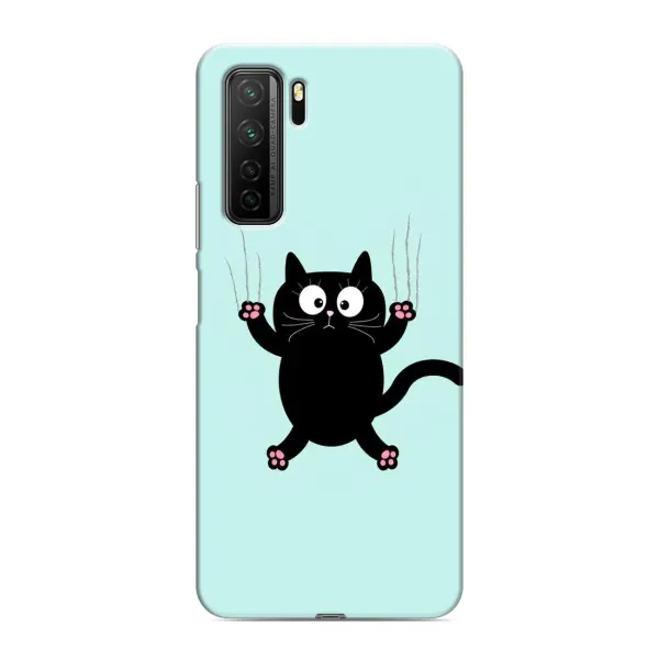 Чехол с рисунком «Падающий кот» для Honor 30s Чехол с рисунком «Падающий кот» для Honor 30s