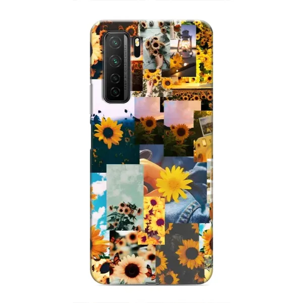 Чехол с рисунком «Подсолнуховый дизайн» для Honor 30s Чехол с рисунком «Подсолнуховый дизайн» для Honor 30s