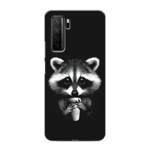 Силіконовий Чохол з Энотами на Honor 30s (З кавою)