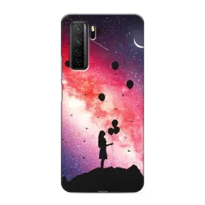 Силиконовые Чехлы Любимому человеку для Honor 30s (Шарики в небе)