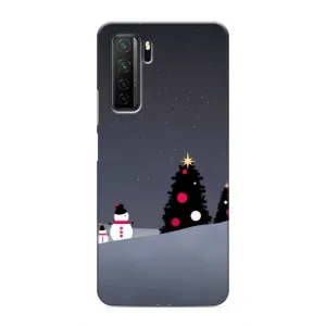 Чехлы на Новый Год Honor 30s (Снеговички)